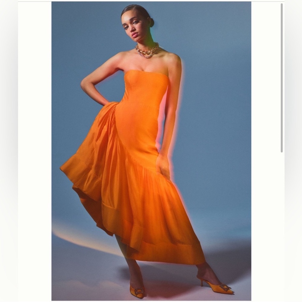 Anthropologie Let me be Asymmetrical Dress - Picture 2 of 7